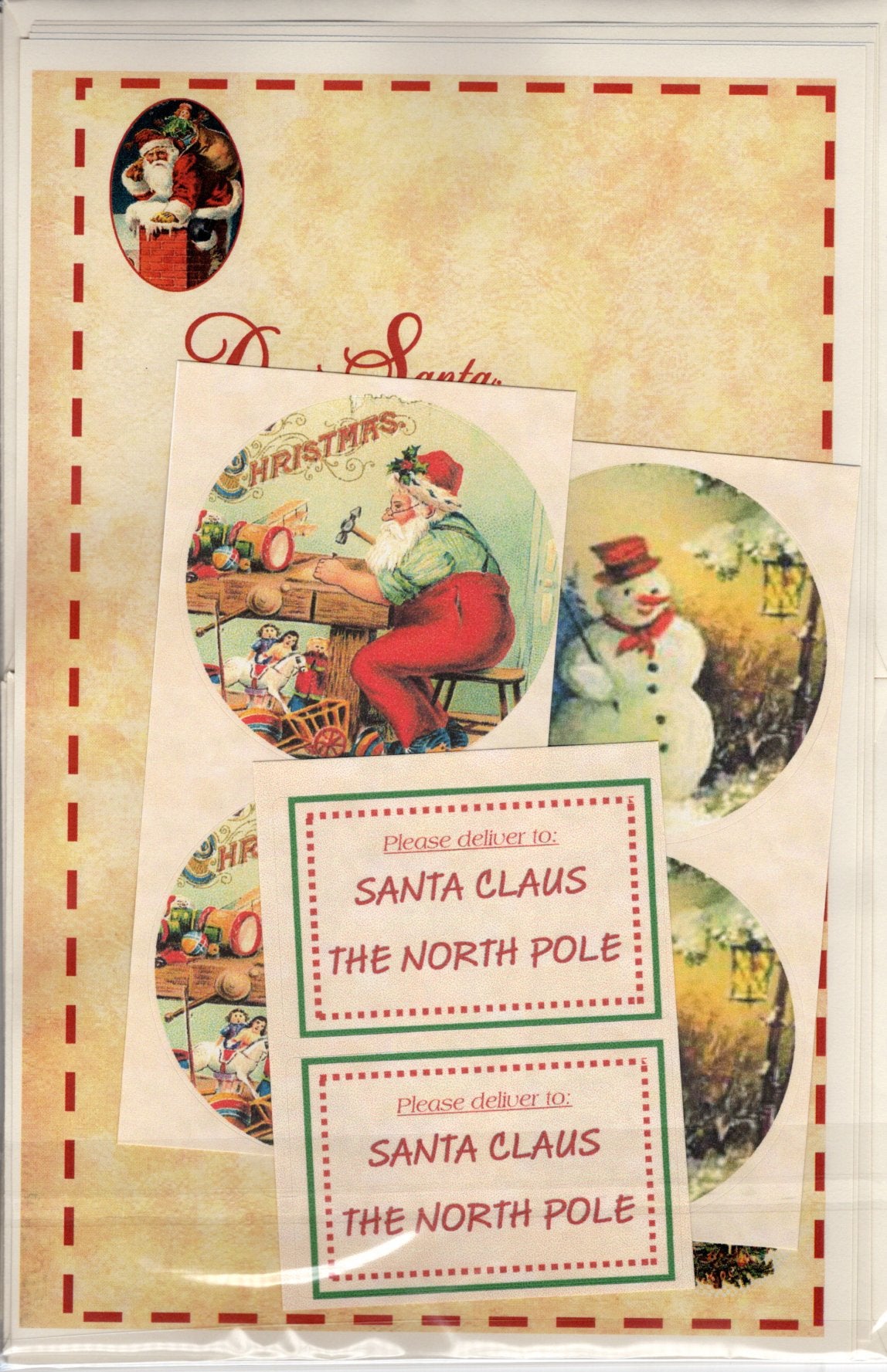 DEAR SANTA LETTER WRITING KIT