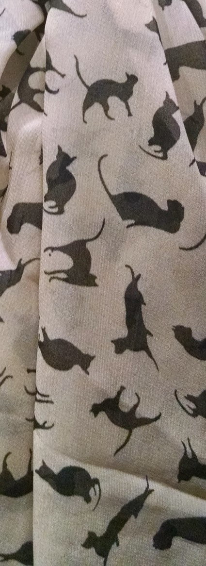 Cat Chiffon Scarf