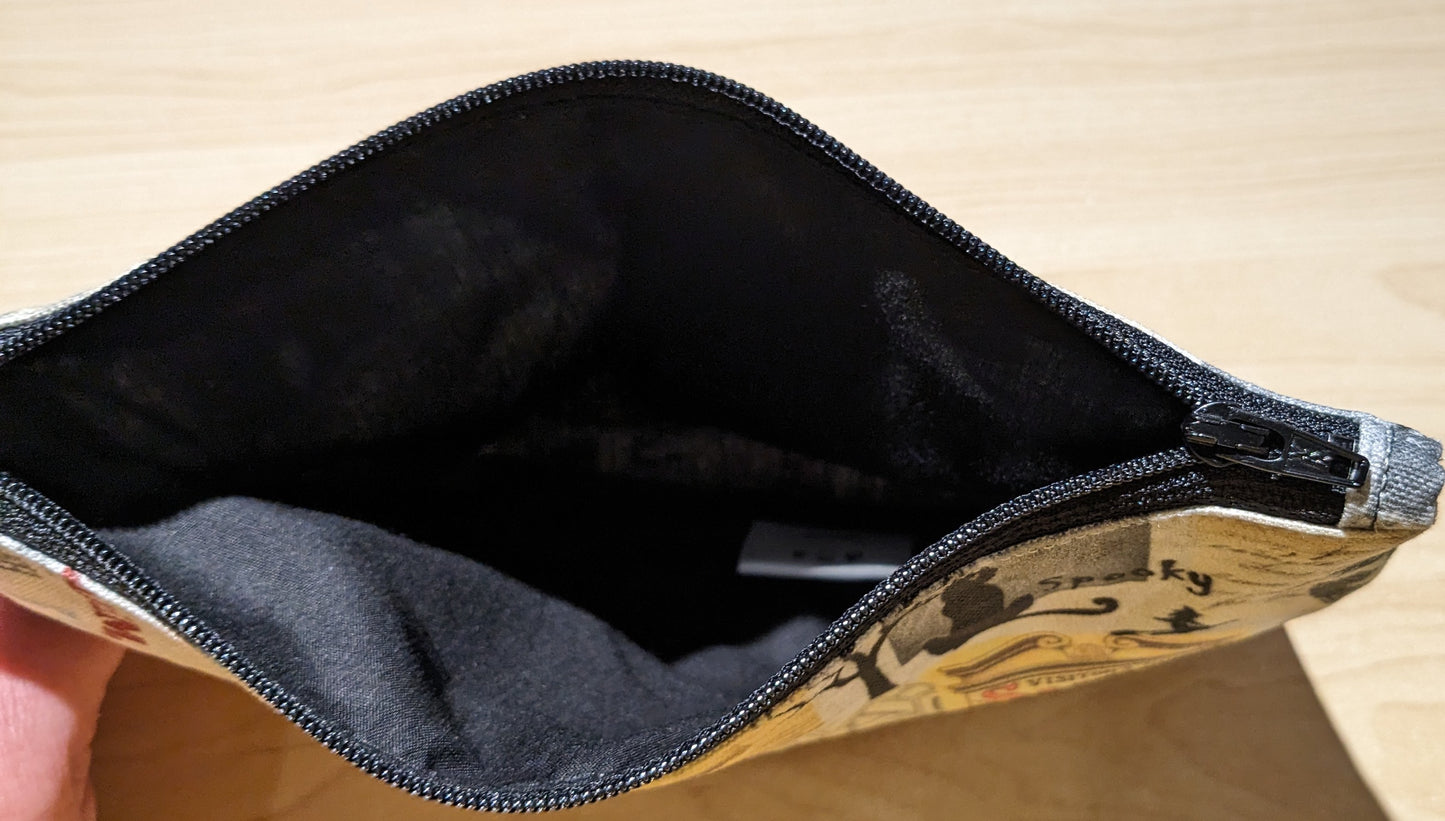 "GAME IS AFOOT" PENCIL CASE/PURSE