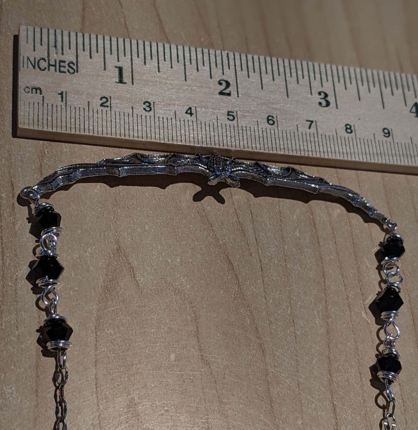 Bat in Flight Focal Necklace