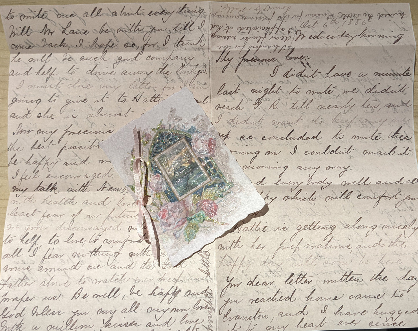 My Precious Love...Polly Letter ~ Reproduction: 2 pieces