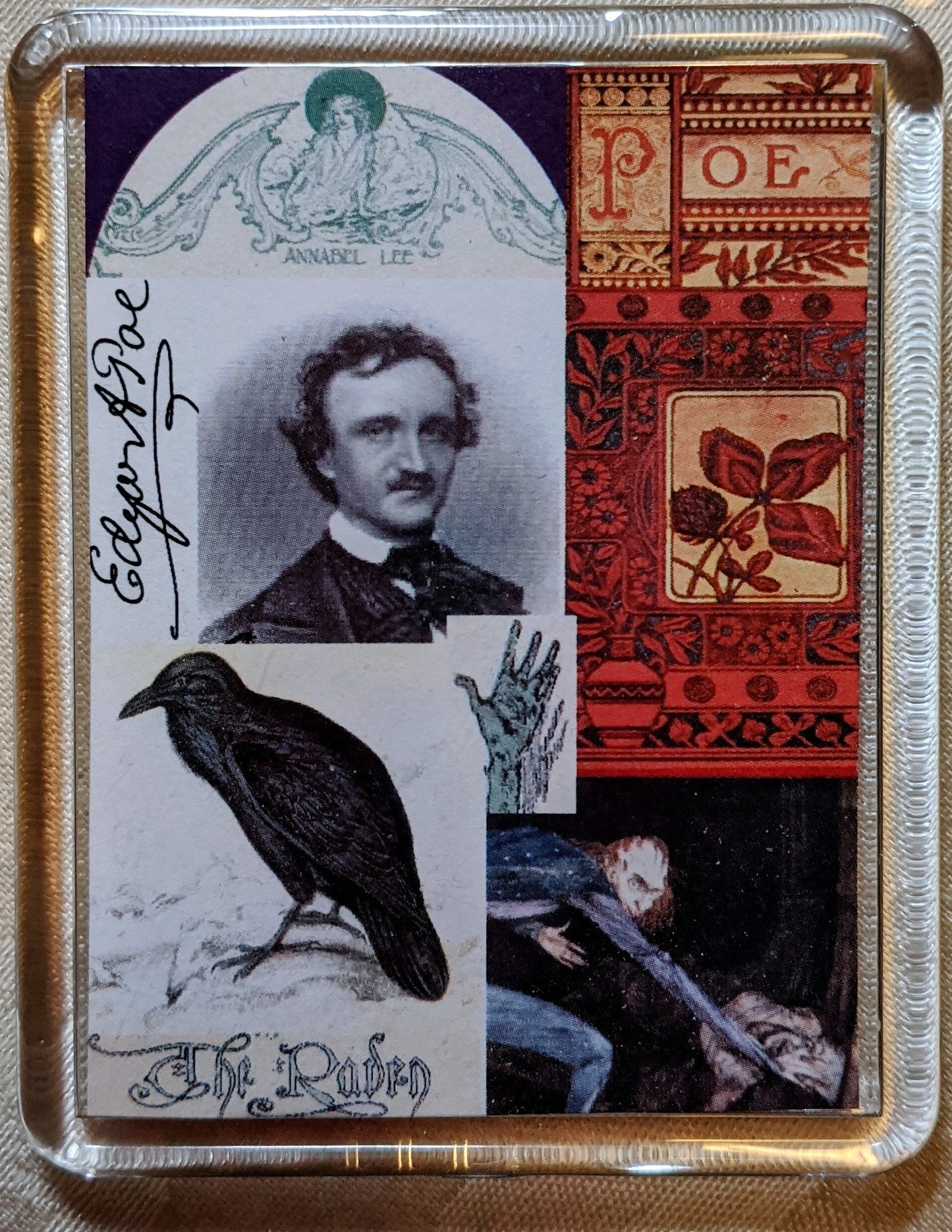 POE Collage Magnet