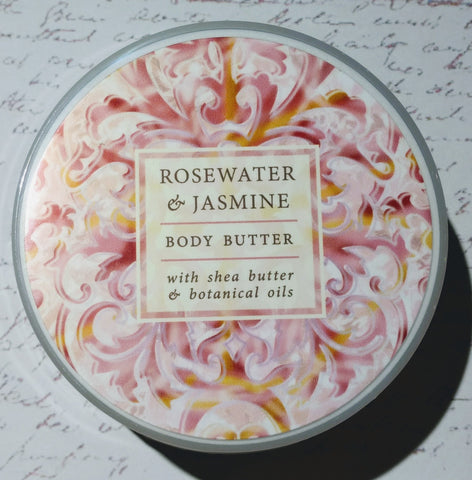 Rosewater & Jasmine Body Butter-8 oz