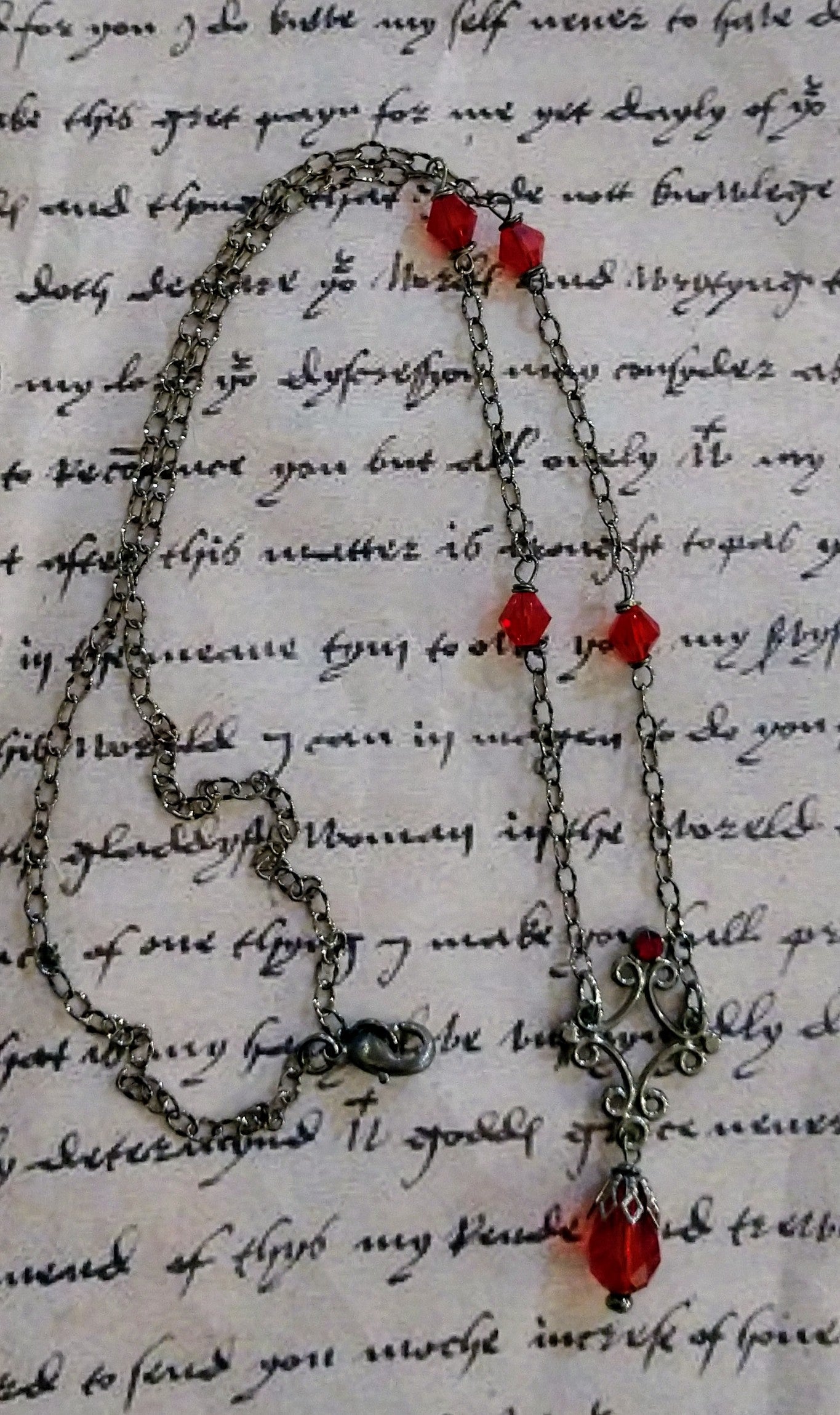 Queen's Courtier Drop Necklace