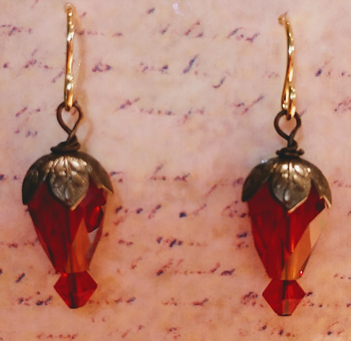 Victorian Crystal Balloon Drop Earrings
