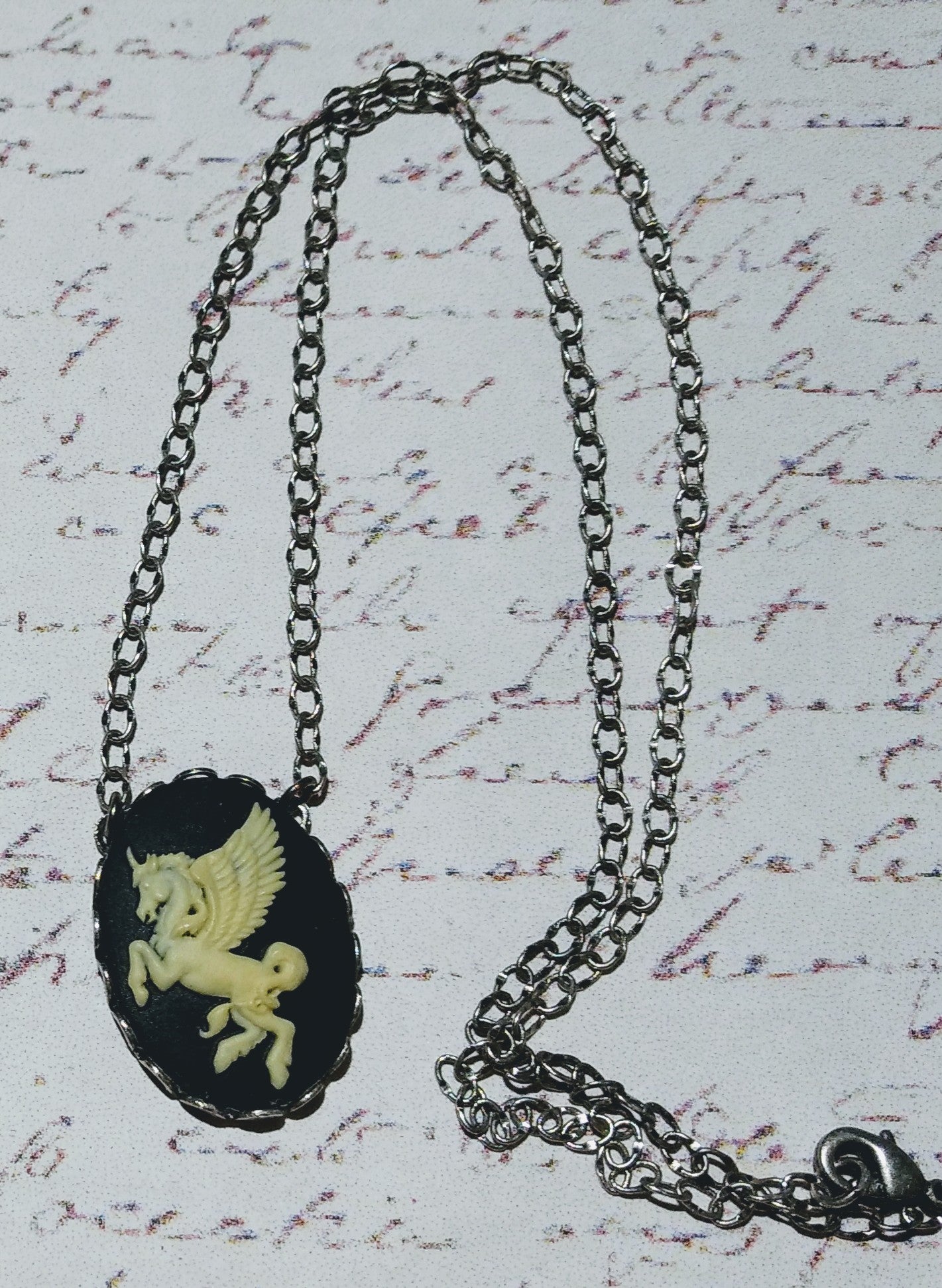 Pegasus Cameo Necklace