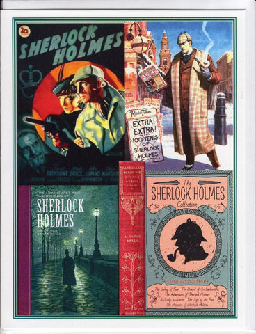Sherlock in Pop Culture Collage Note Card