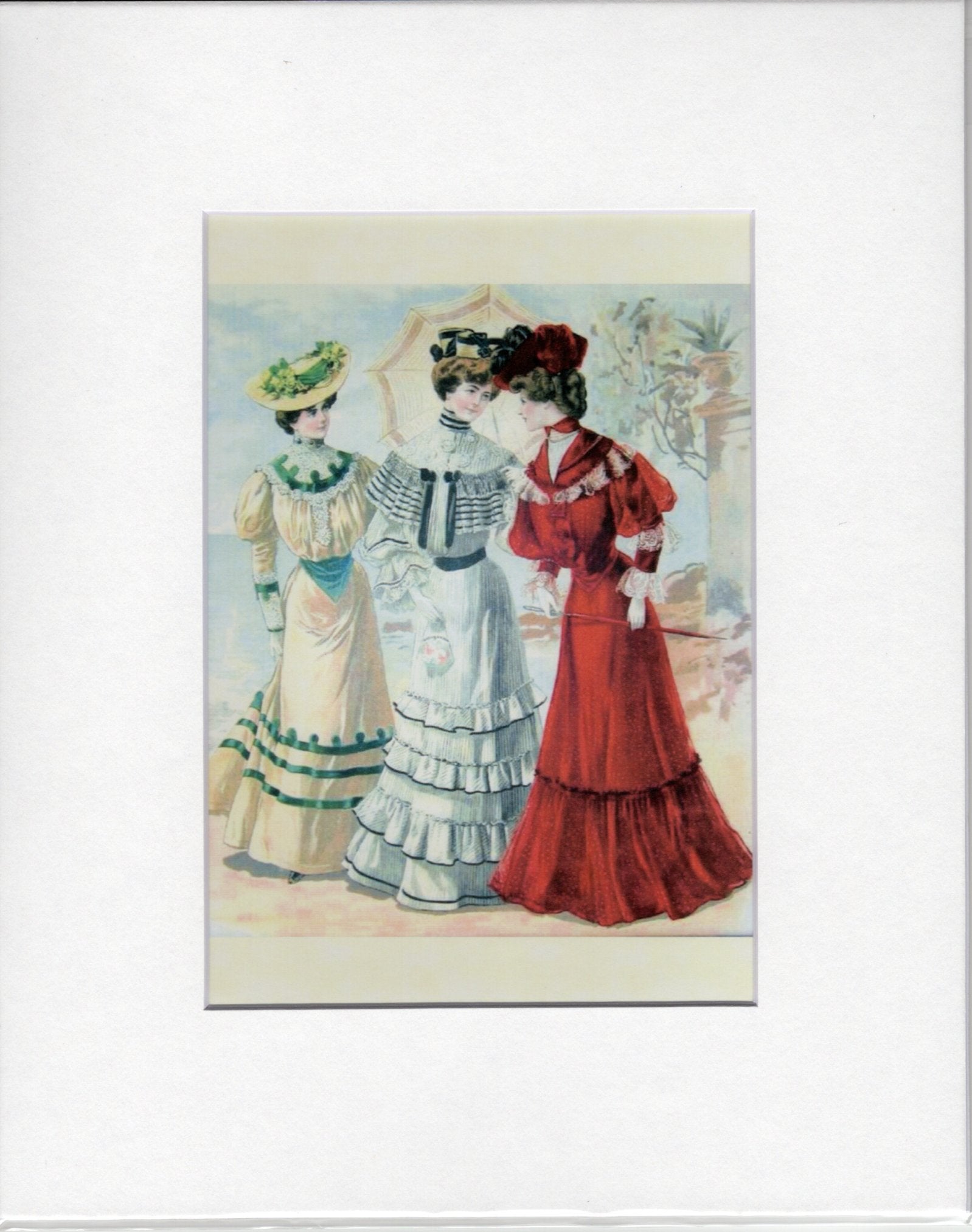 1900s Edwardian Era Fashion 5x7 Print in 8x10 Mat – The Marble Faun Books & Gifts 1900s Edwardian Era Fashion 5x7 Print in 8x10 Mat – The Marble Faun Books & Gifts
