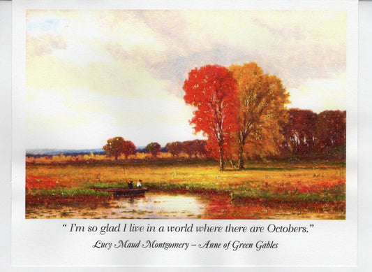 Anne's "Glad...Octobers" Glitter Card