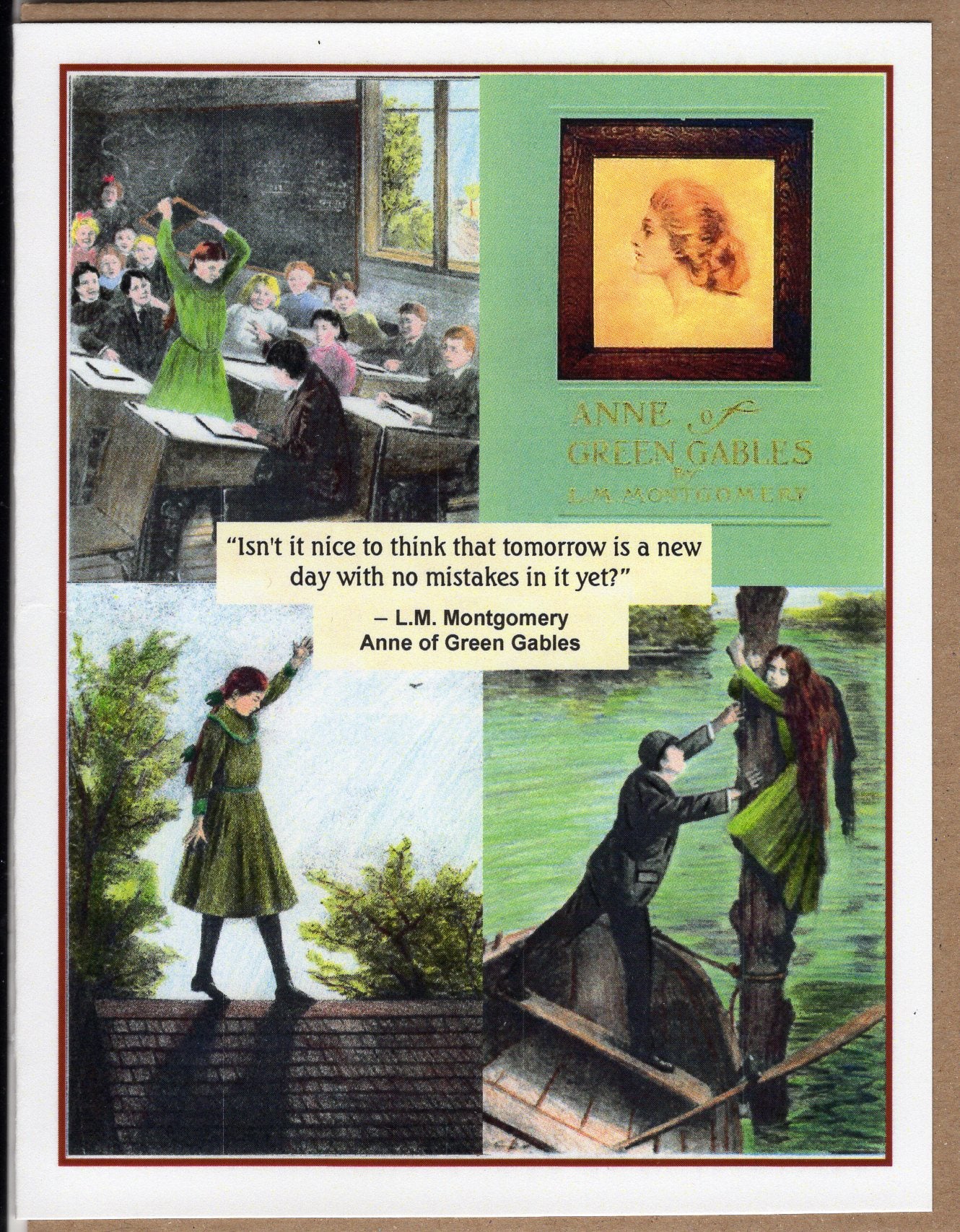 Anne of Green Gables Collage Quote Card
