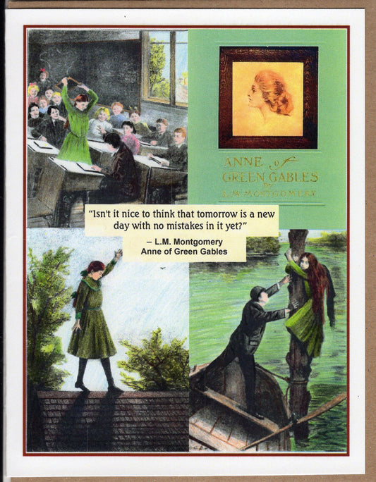 Anne of Green Gables Collage Quote Card