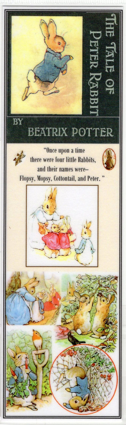 Beatrix Potter's Peter Rabbit Collage Bookmark