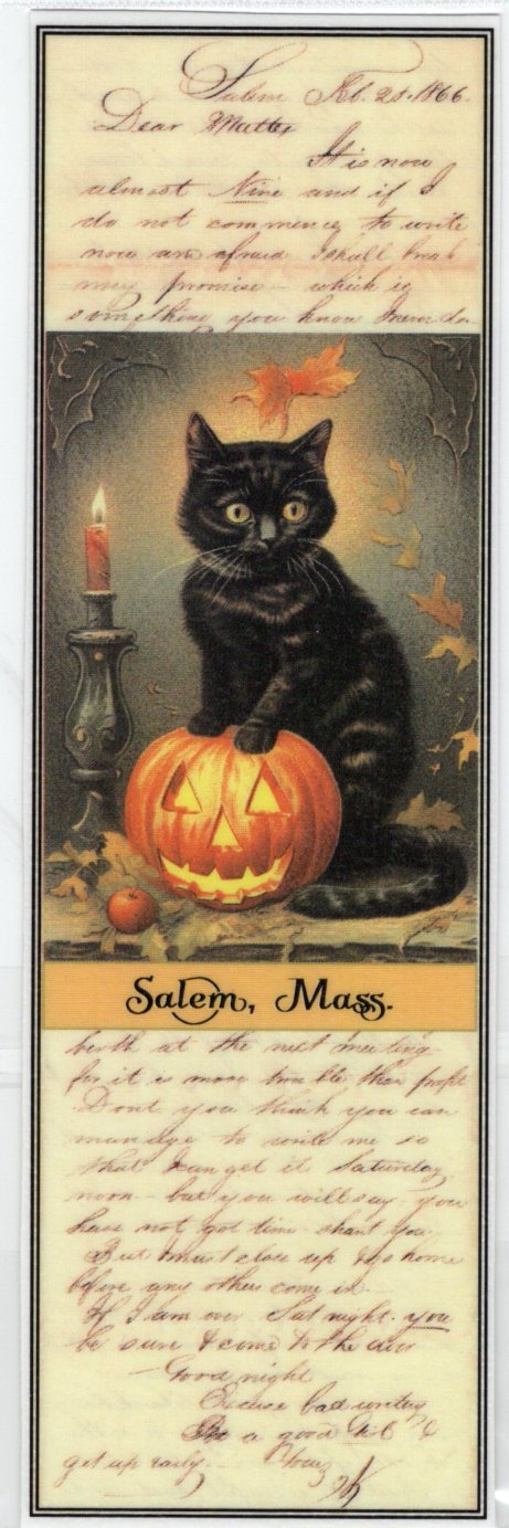 Black Cat by Candlelight Bookmark