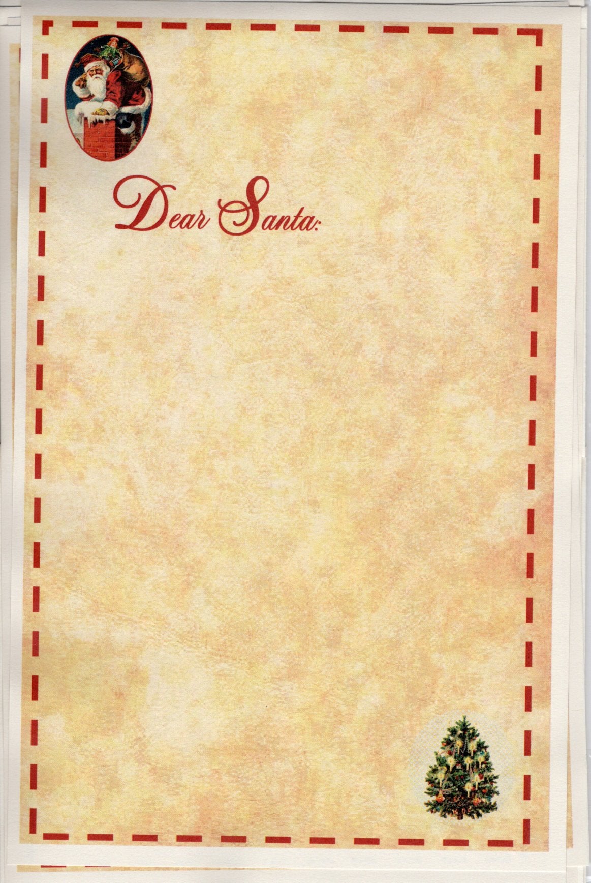DEAR SANTA LETTER WRITING KIT