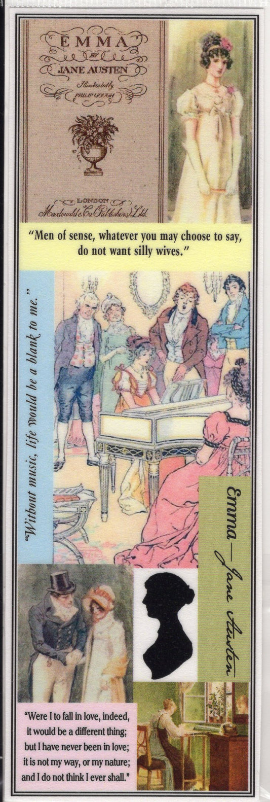 Austen's EMMA Collage Bookmark