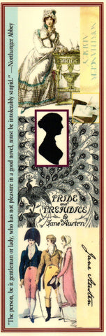 "...Good Novel" Austen Bookmark-handcrafted