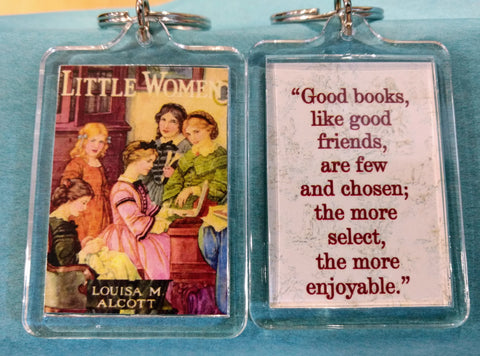 Little Women "Good Books" Keychain