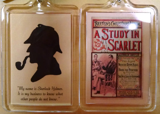 Sherlock Holmes Keychain
