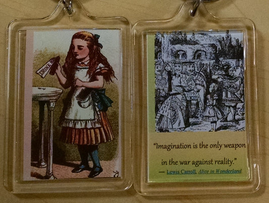 Alice ~ "Imagination" Keychain