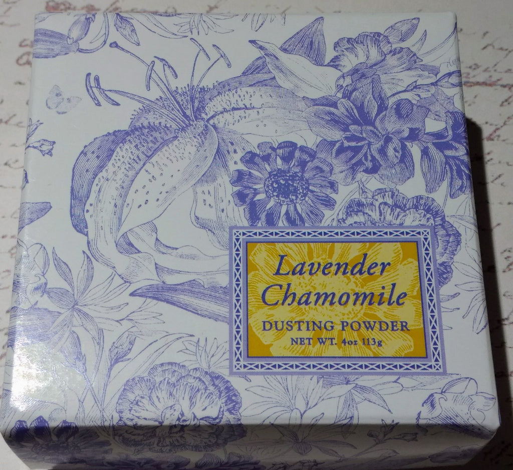 Lavender Chamomile Dusting Powder -w/puff : 4 oz