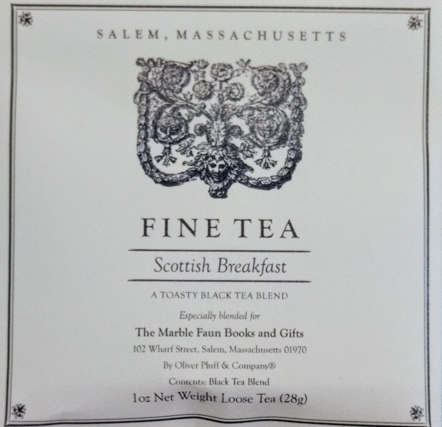 Marble Faun Scottish BreakfastT-loose tea : 1 oz. H-561