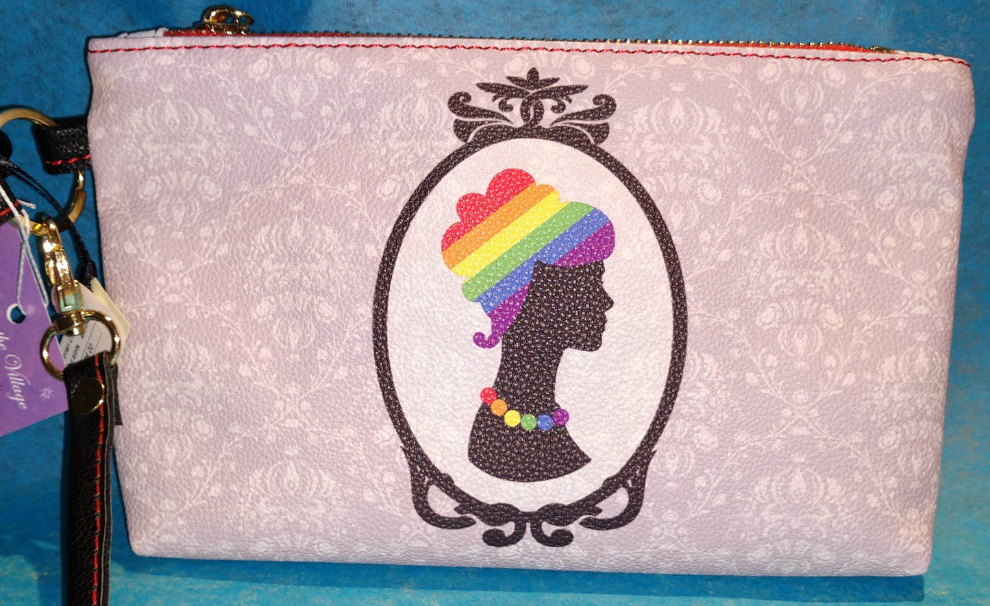 Victorian Chic Cameo Zip Wristlet