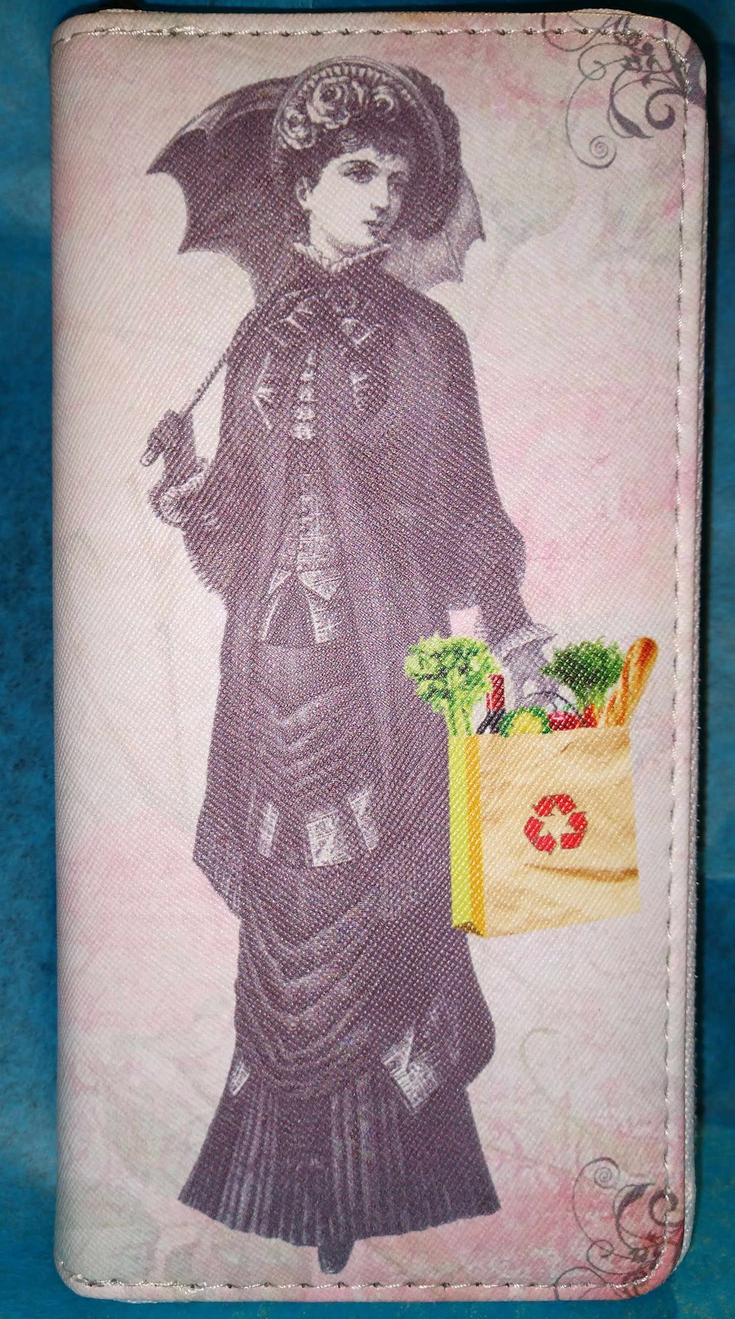 Victorian Chic Zip Wallet