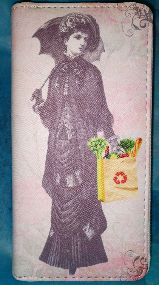 Victorian Chic Zip Wallet