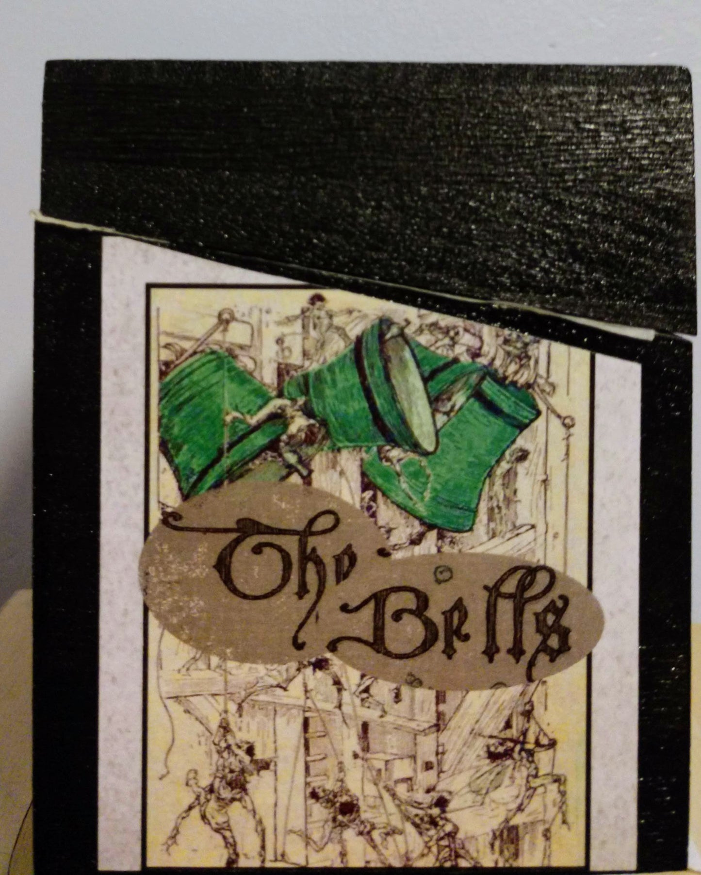 Edgar Allan Poe Recipe Box-paper & wood : 6.5 x 4.5"