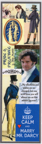 Keep Calm & Marry Mr. Darcy Bookmark