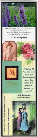 L.M. Montgomery's Anne of Green Gables Collage Bookmark