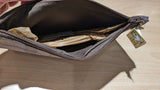 Tartan Design Small Zipped Bag-lined/zipper : 8.5x5.5"