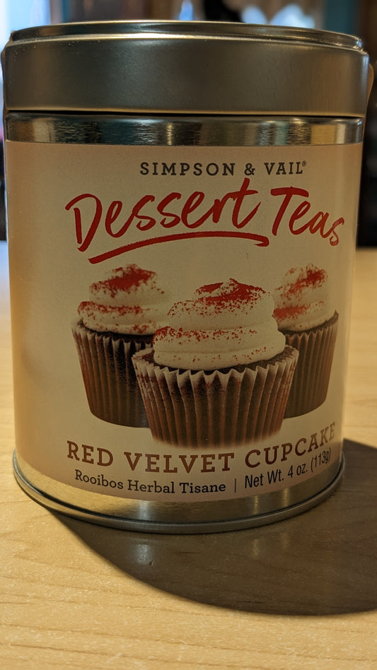 Red Velvet Cupcake Tisane Tea T-S&V : 4 oz tin