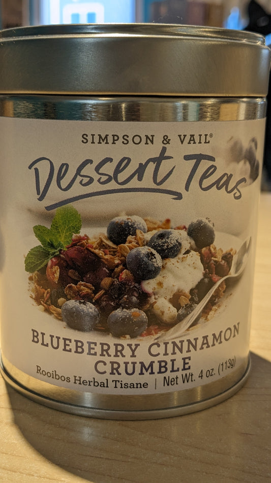 Blueberry Cinna Crumble Tea S&V-loose tea : 4 oz, 113g