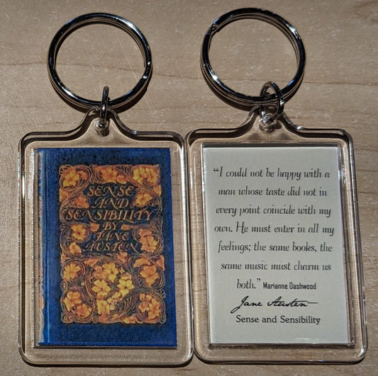 SENSE & SENSIBILITY Keychain