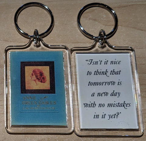 Anne of Green Gables' "Tomorrow is a New Day..." Keychain