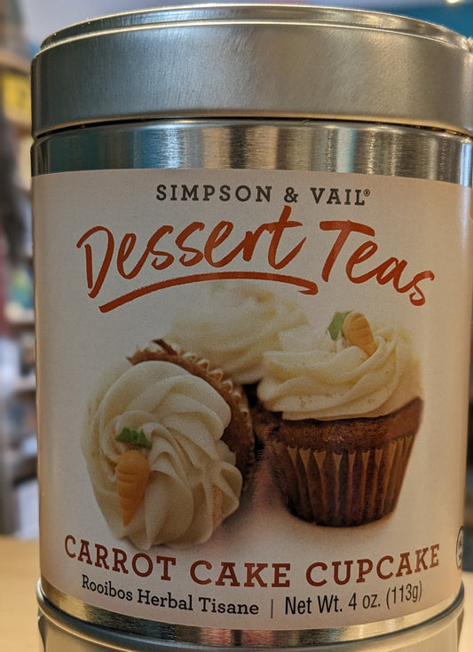 Carrot Cake Cupcake Dessert Tea-loose tea : 4 OZ