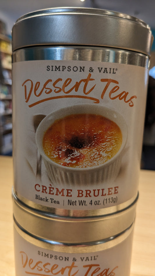 Creme Brulee Black Dessert Tea-loose tea : 4oz tin