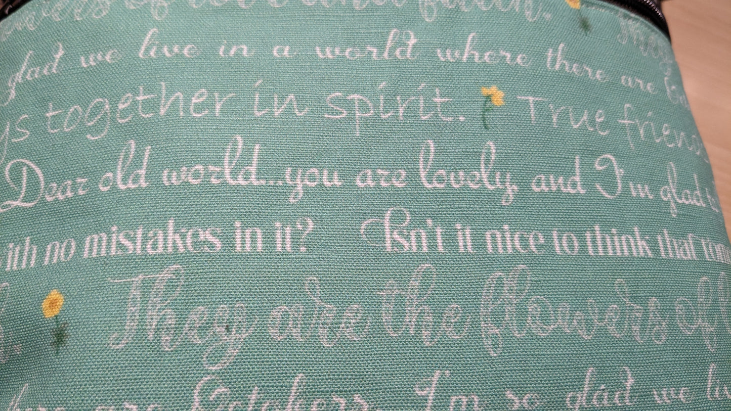 Anne of Green Gables Quote Crossbody