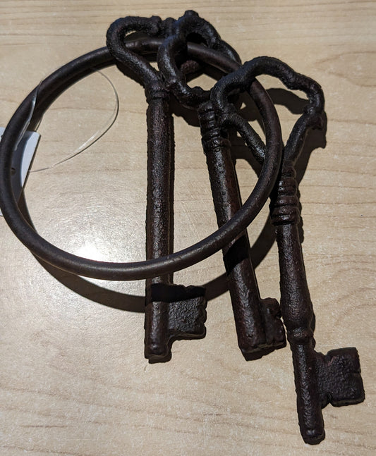 Jailer's Key Set ~ 3 Keys on Ring