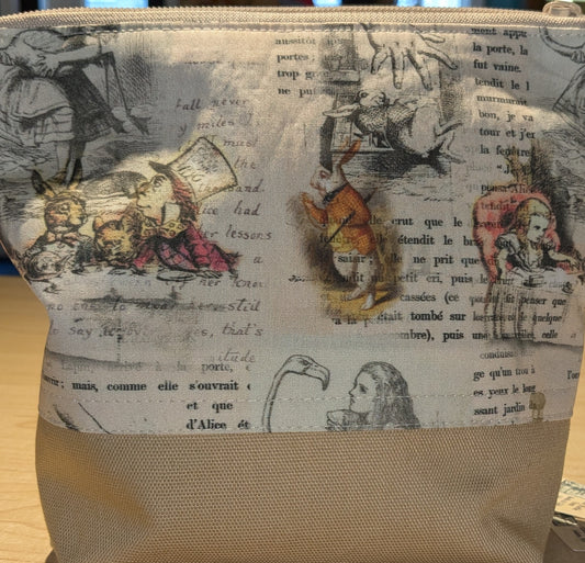 Alice in Wonderland Chic Cosmetics Bag