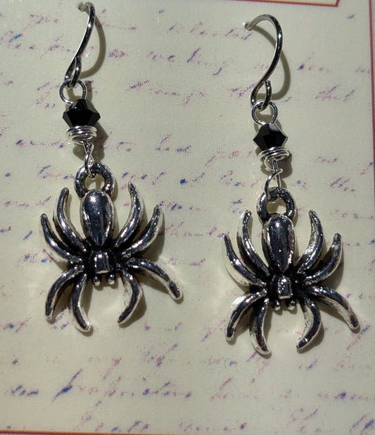 Spider Drop Earrings