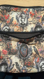 Edgar Allan Poe Among the Roses Collage Cross Body Purse