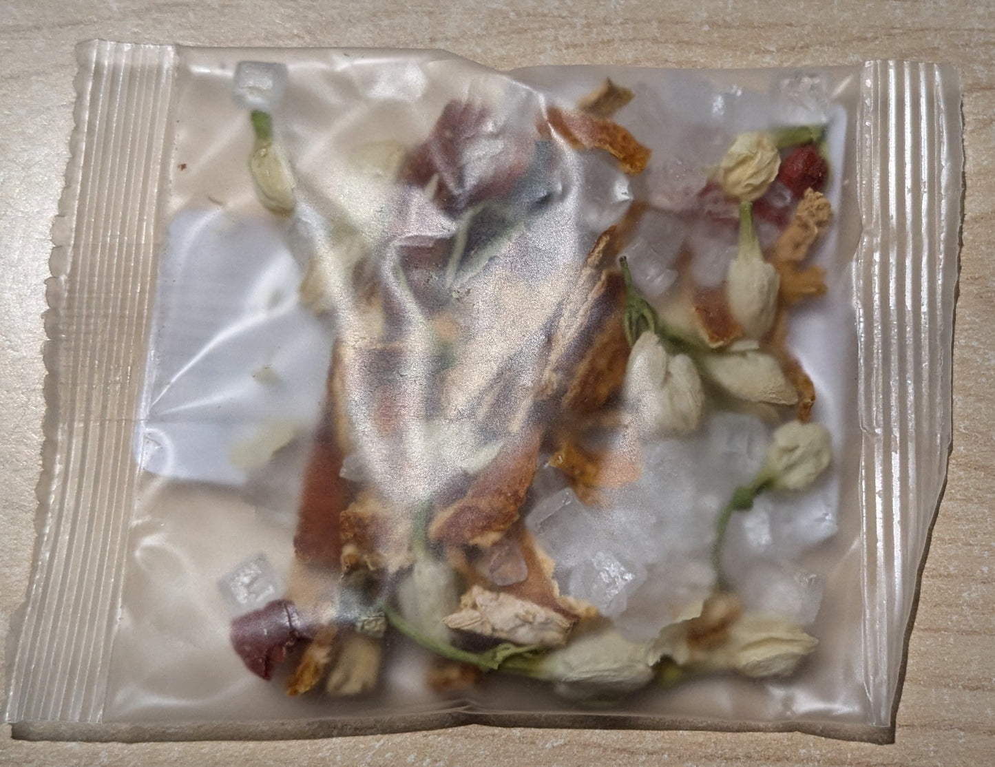 Rose ~ Flowers & Fruit Loose Tea Package ~ 0.3 oz