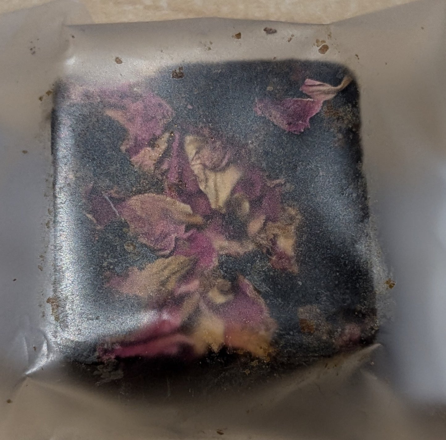 Rose ~ Gourmet Brown Sugar Cube ~ 0.7 oz