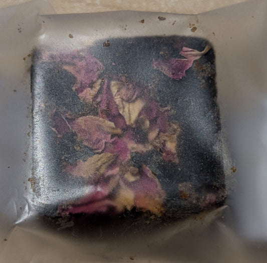 Rose ~ Gourmet Brown Sugar Cube ~ 0.7 oz