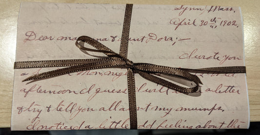 Dear Mamma & Aunt Dora...Julia's Letter ~ Reproduction of 1 Letter