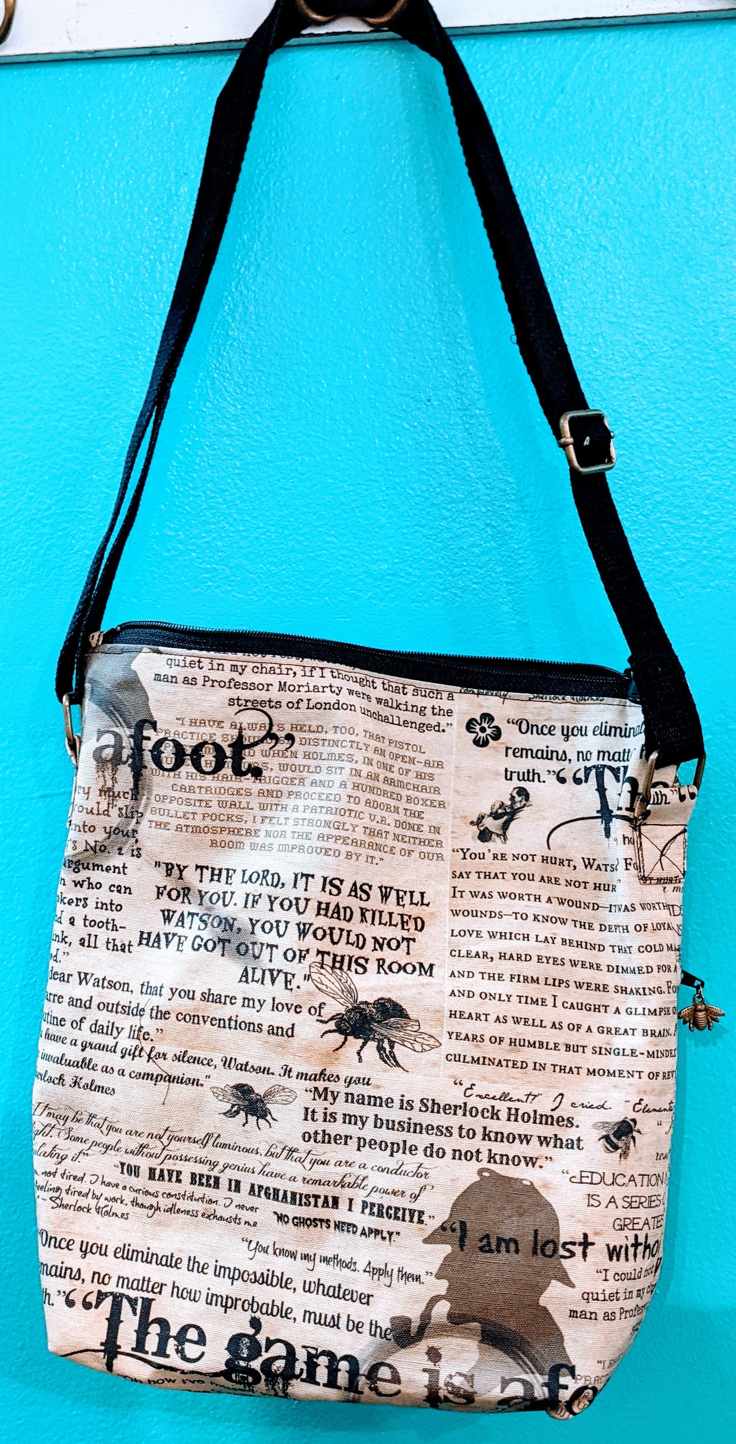 "Game Is Afoot" Cross Body Bag