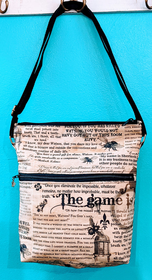 "Game Is Afoot" Cross Body Bag