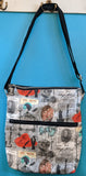 Edgar Allan Poe Collage Crossbody Bag